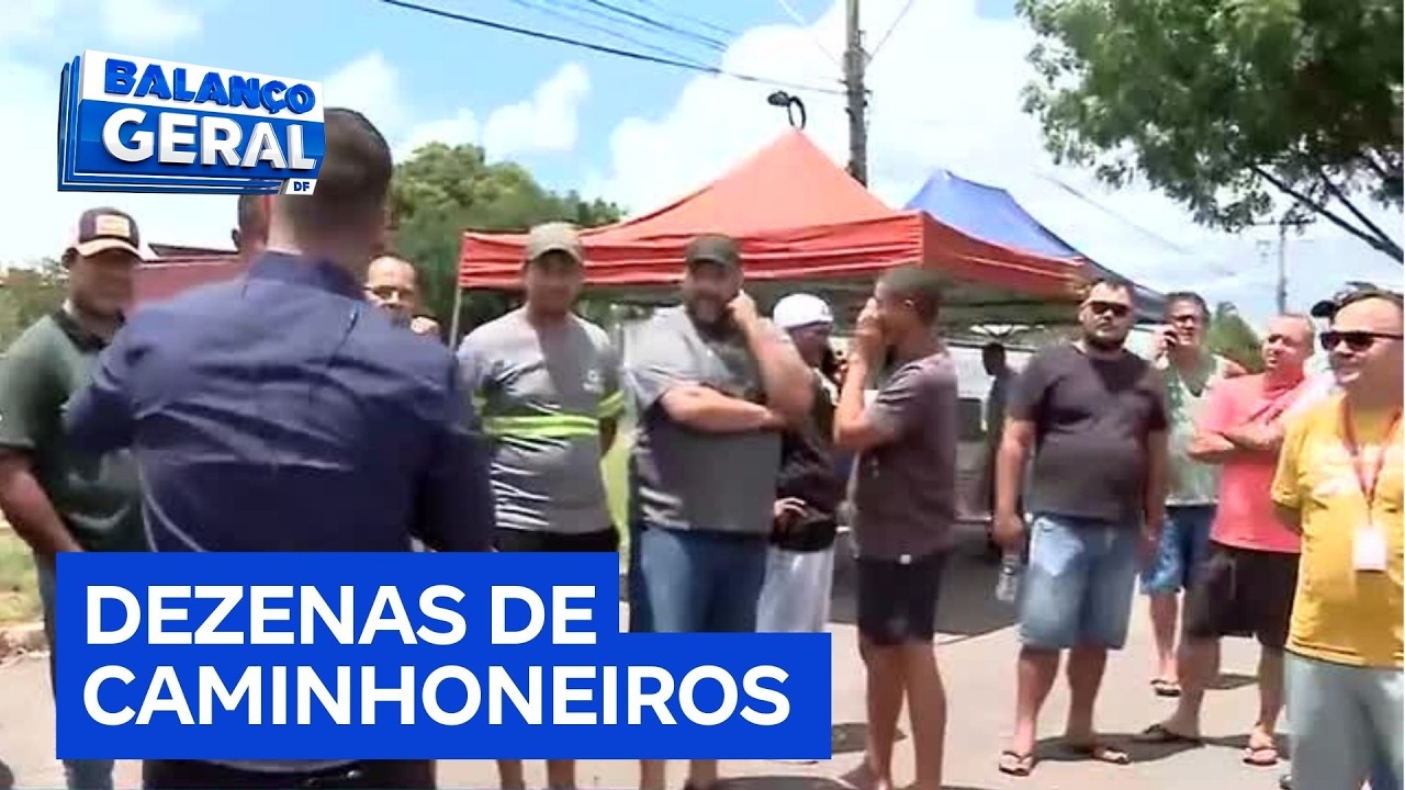 Caminhoneiros ficam retidos no DF e denunciam falta de vistorias | Balanço Geral DF