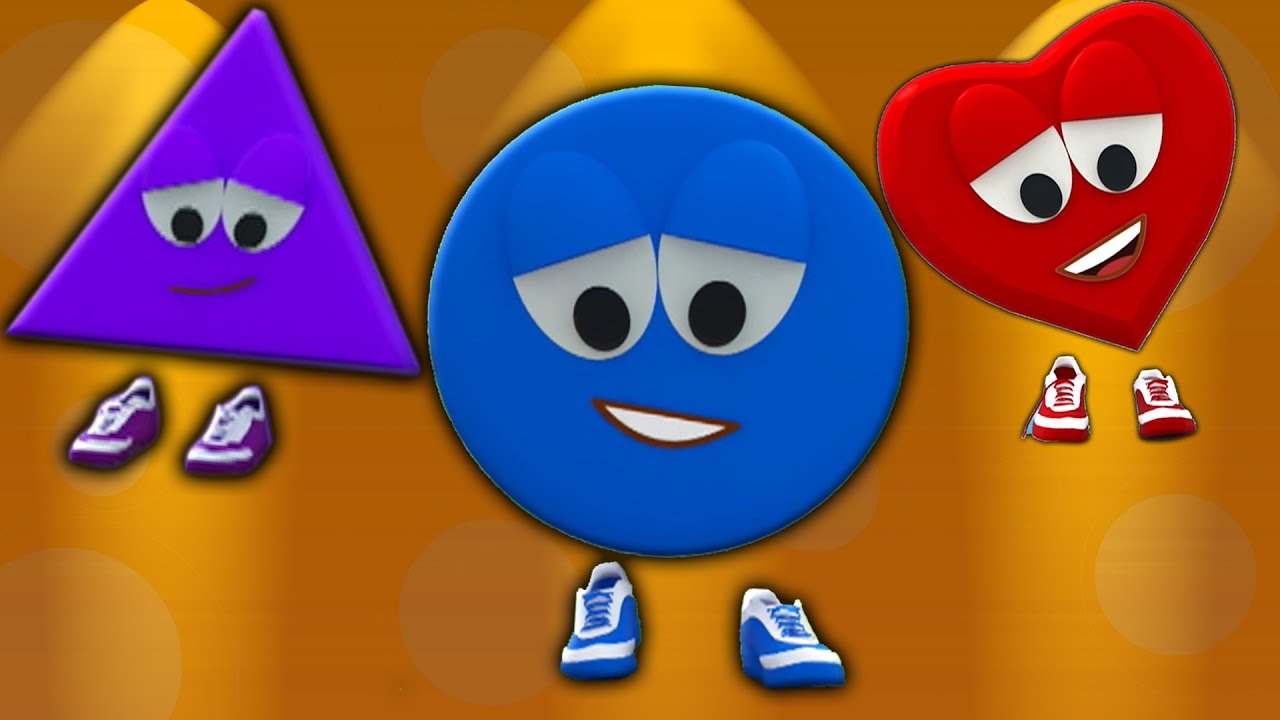 forme dito Famiglia | Canzoni per bambini | bambini musica | 3D Children Song | Shapes Finger Family