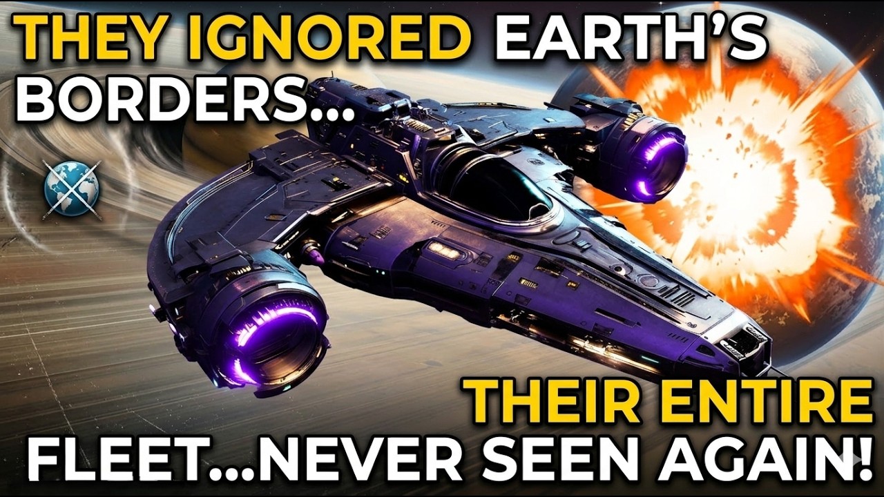 Aliens Ignored The Warnings About Earth’s Borders Their Entire Fleet Was Never Seen Again! | HFY