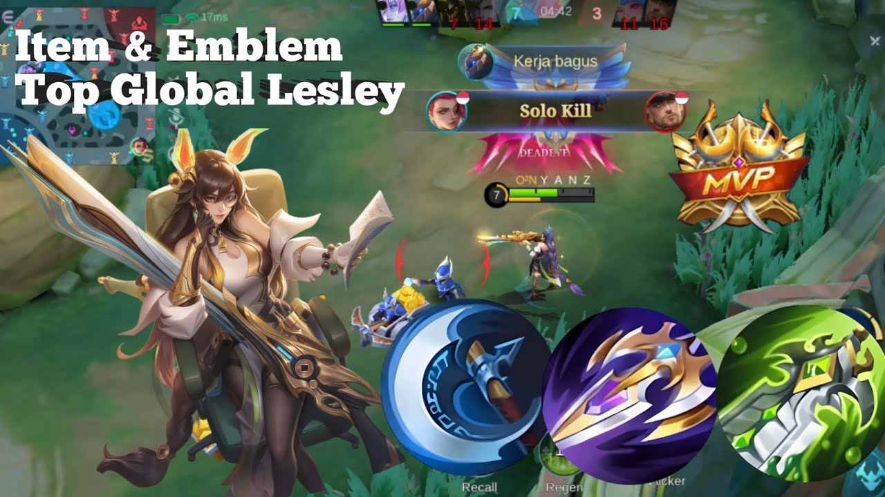 CLINT COUNTER LESLEY?? BEGINI CARA MAIN LESLEY LAWAN CLINT!! LESLEY BEST  ITEM & EMBLEM 2026|| MLBB