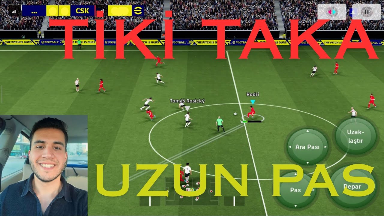 TİKİ TAKA YAPARAK UZUN TOP İLE OYNAMAK   efootball Mobile 2026