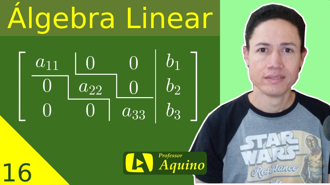 Escalonamento de Matrizes - Método de Gauss-Jordan. | 16. Álgebra Linear.