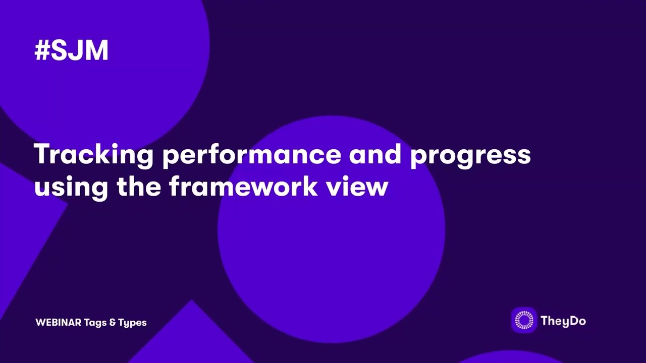 Tags and types: Tracking performance and progress