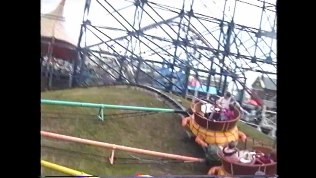 Tumble Bug Ride at Blackpool Pleasure Beach from 1996 UK On-Ride POV