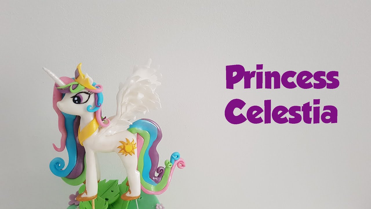 Princess Celestia Fondant Cake Topper