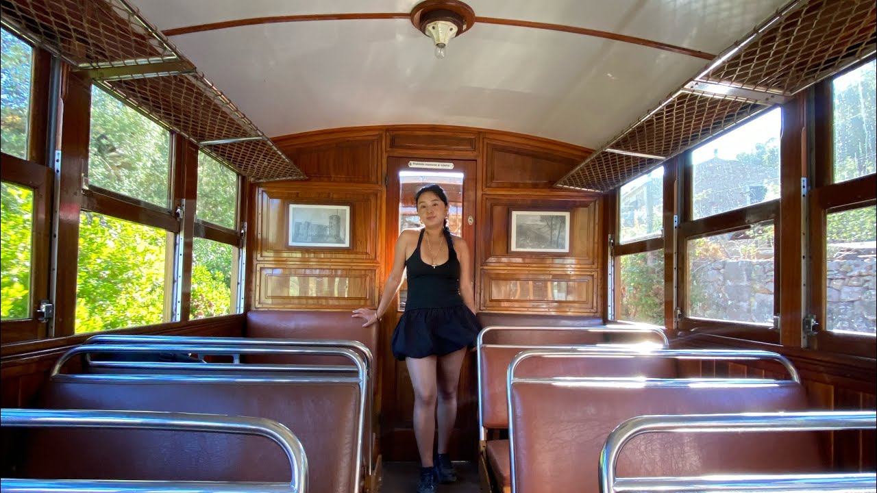 I Rode Mallorca’s 100-Year-Old Wooden Train. It feels Like Time Travel 🚂🇪🇸 #tibetanvlogger 