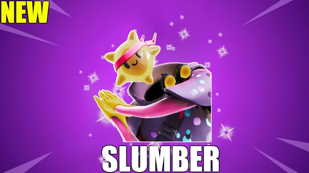 FORTNITE SLUMBER SKIN w/ALL FORTNITE DANCE EMOTES