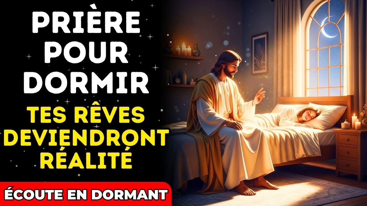 🙏 PRIÈRE DU SOIR POUR OUVRIR LES CHEMINS  Ayez Confiance en Dieu et Dormez Tranquille ✨