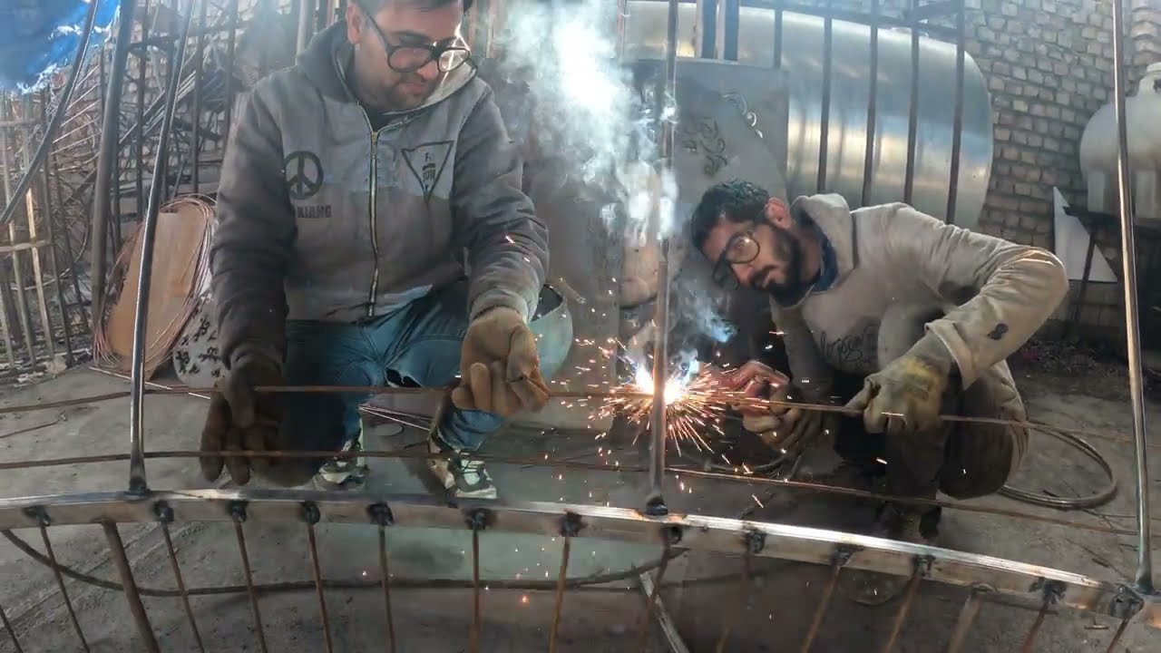 Metalworking Experts Build Amazing Hanging Chairs From Scratch