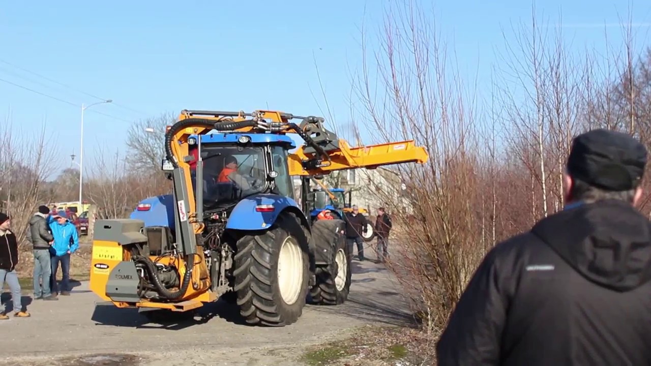 Kosiarka na wysięgniku , koszenie krzaków i gałęzi - Szkolenie