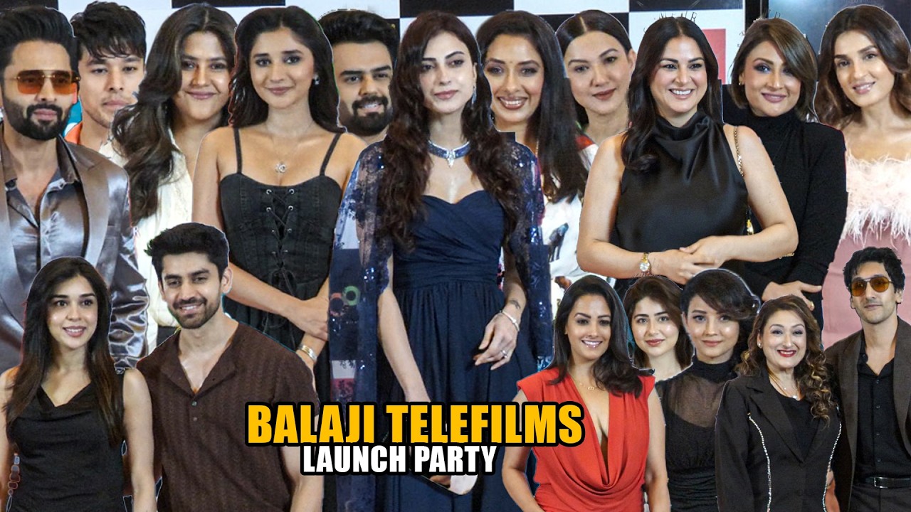 Star Arrivals | Ekta Kapoor, Gauahar Khan & Farrhana Bhat at Balaji Telefilms Launch Party