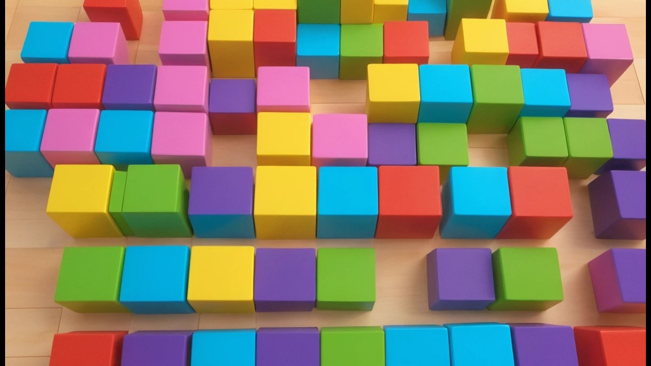 Eight Little Blocks Clickety Click Click | Fun Building Song & STEM Nursery Rhymes
