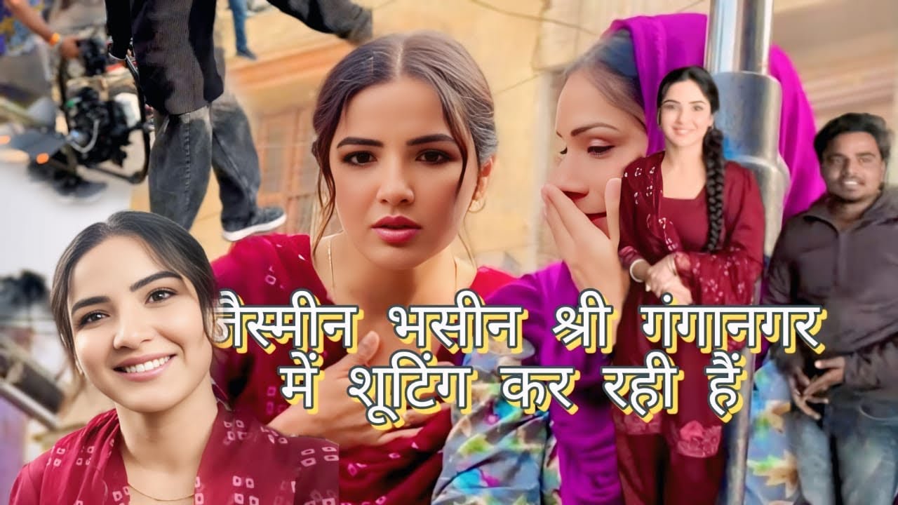 Jasmin bhasin in Ganganagar for song shooting || @JasminBhasin_Team || @IshtarPunjabi ||
