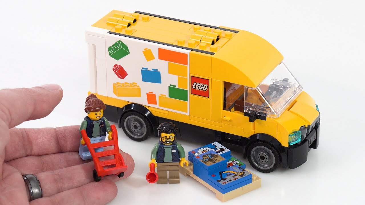 LEGO City (delivery) Van review! All prints, full of features #NotSponsored 60500