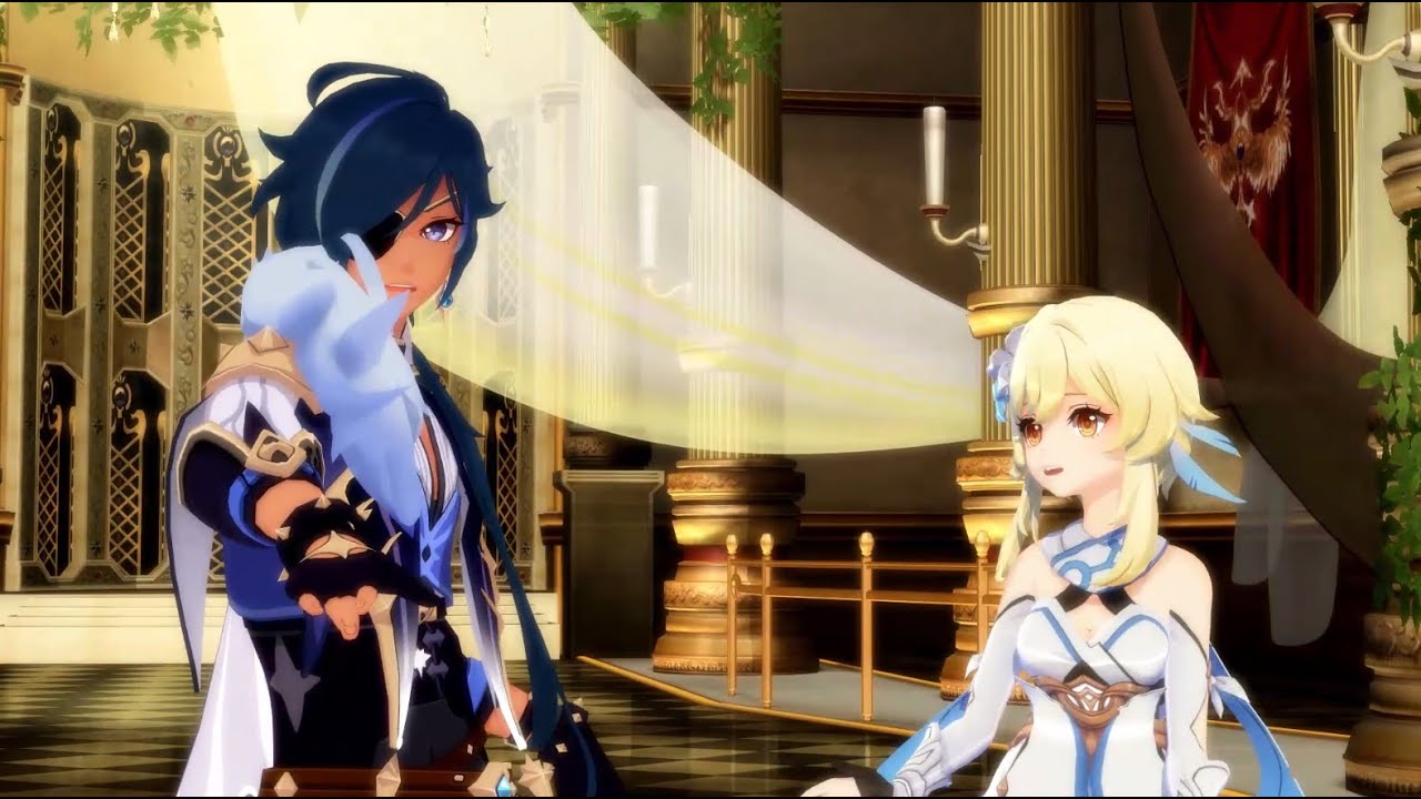 [MMD/Genshin Impact] [EN CC] Cantarella - Kaeya x Lumine