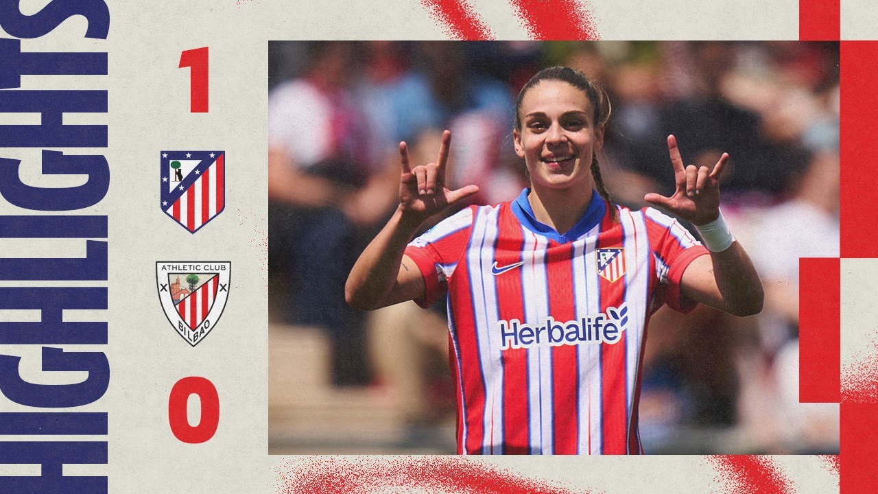 HIGHLIGHTS | Atlético de Madrid Femenino 1-0 Athletic Club | ⚽ Gio Garbelini | 24/25 Liga F, MD 28