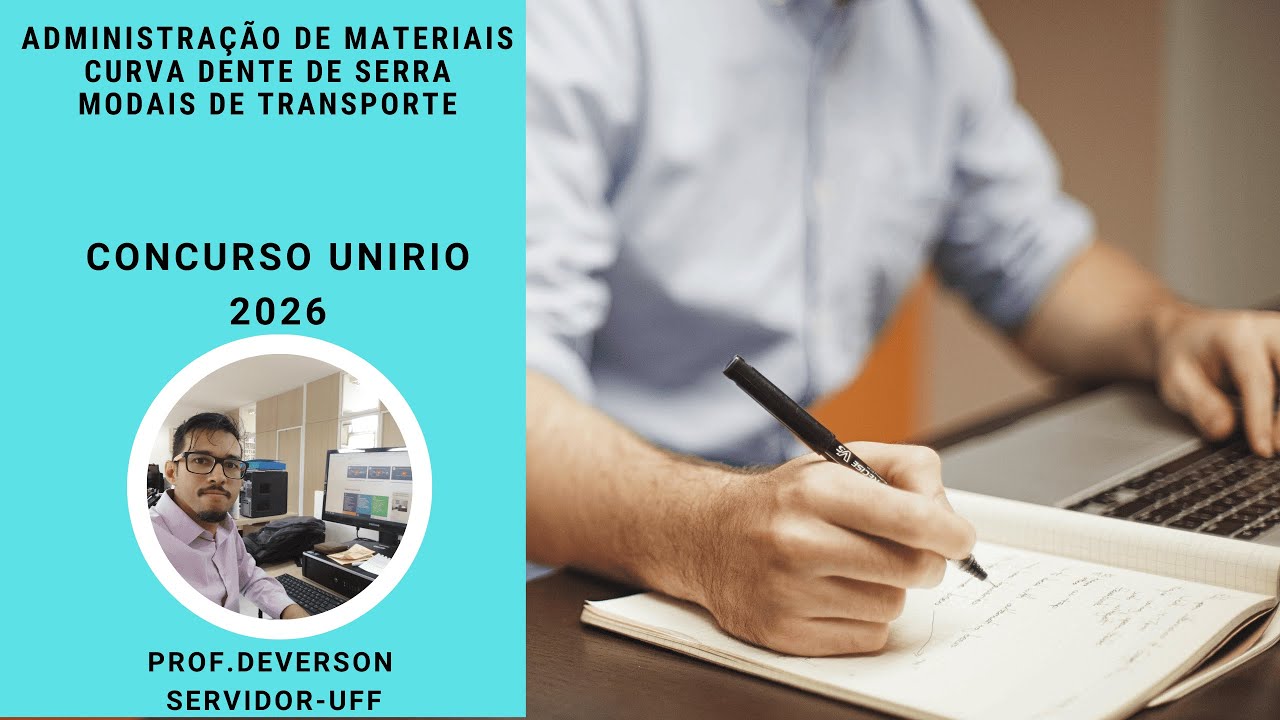 Concurso UNIRIO 2026| Administração de Materiais | Assistente em Administração | Instituto AOCP