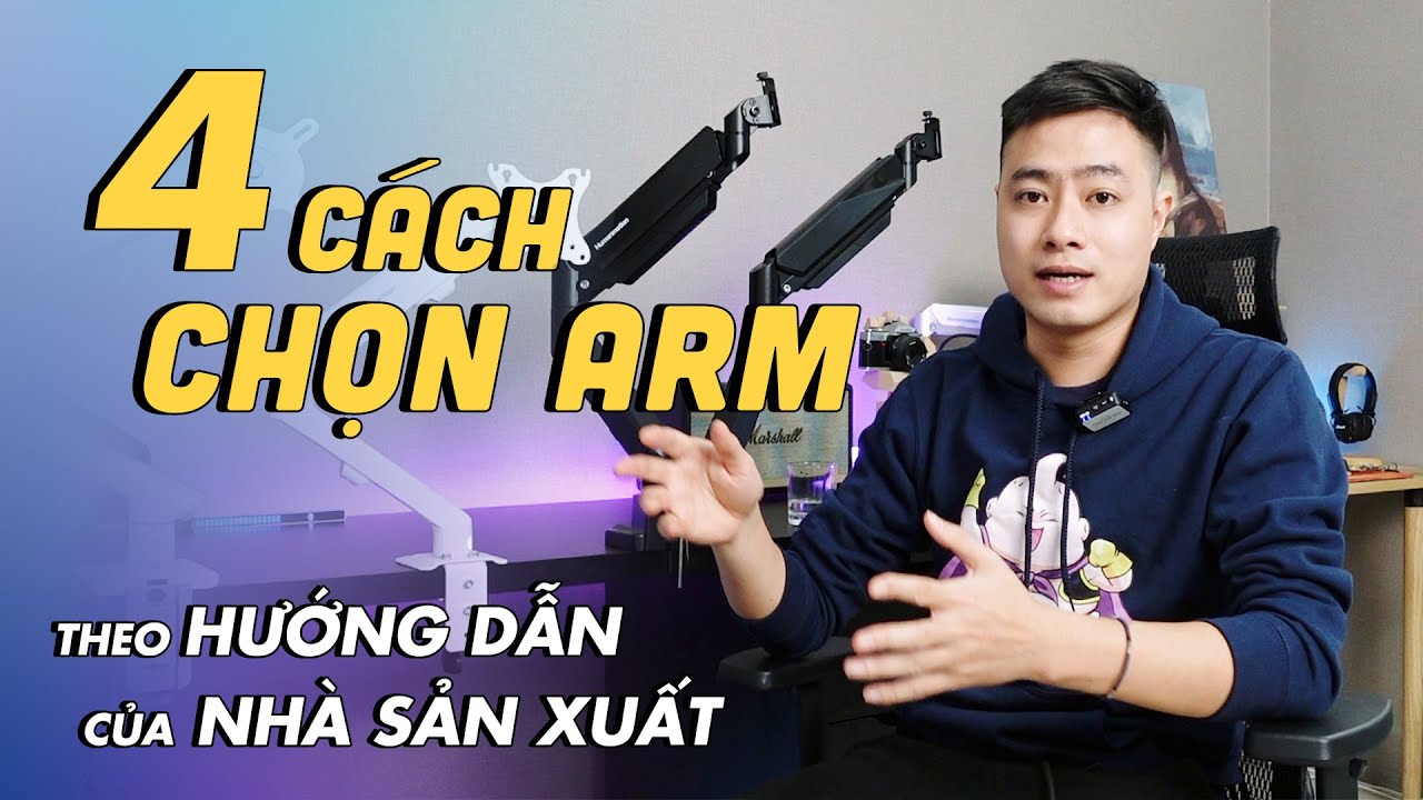 4 Cách chọn Giá treo màn hình ARM theo hướng dẫn của nhà sản xuất