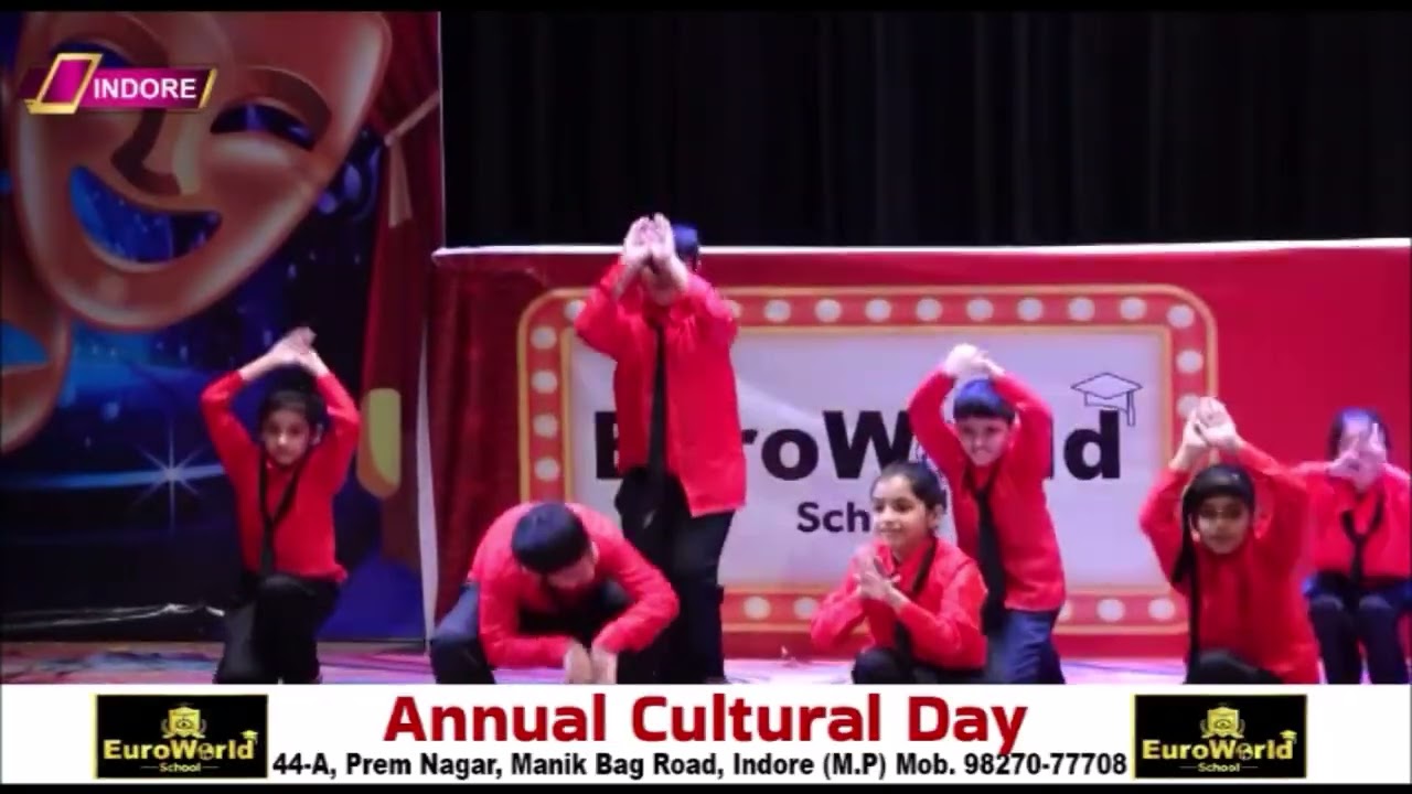 EUROWORLD SCHOOL PRESENT 16TH ANNUAL FUNCTION  THEME- GOONJ PERFORMANCE- LAZY DANCE