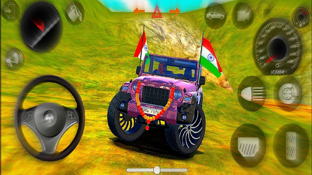 Modified the dollar song and white Mahindra THAAR and village roads plzz support me gays 