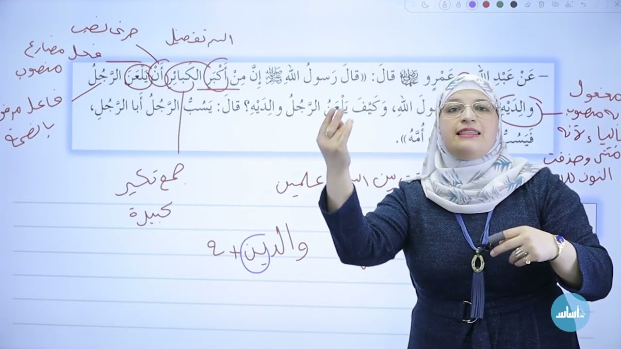 الإحسان وحسن الصحبة الصف السادس شرح الأحاديث