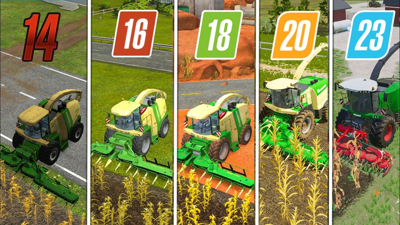 Fs14 Vs Fs16 Vs Fs18 Vs Fs20 Vs Fs23 Chaff Making Compare Gameplay | Timelapse
