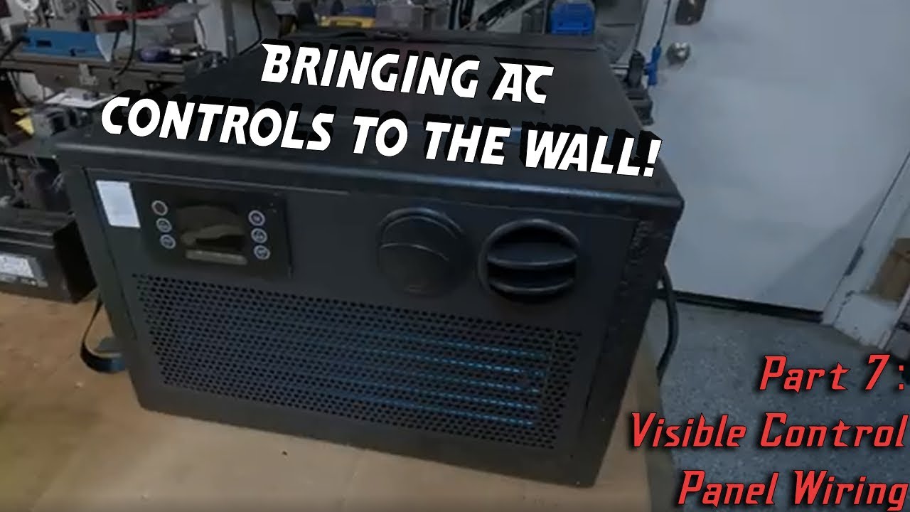 Bringing AC Controls to the Wall! (Part 7: Visible Control Panel Wiring)