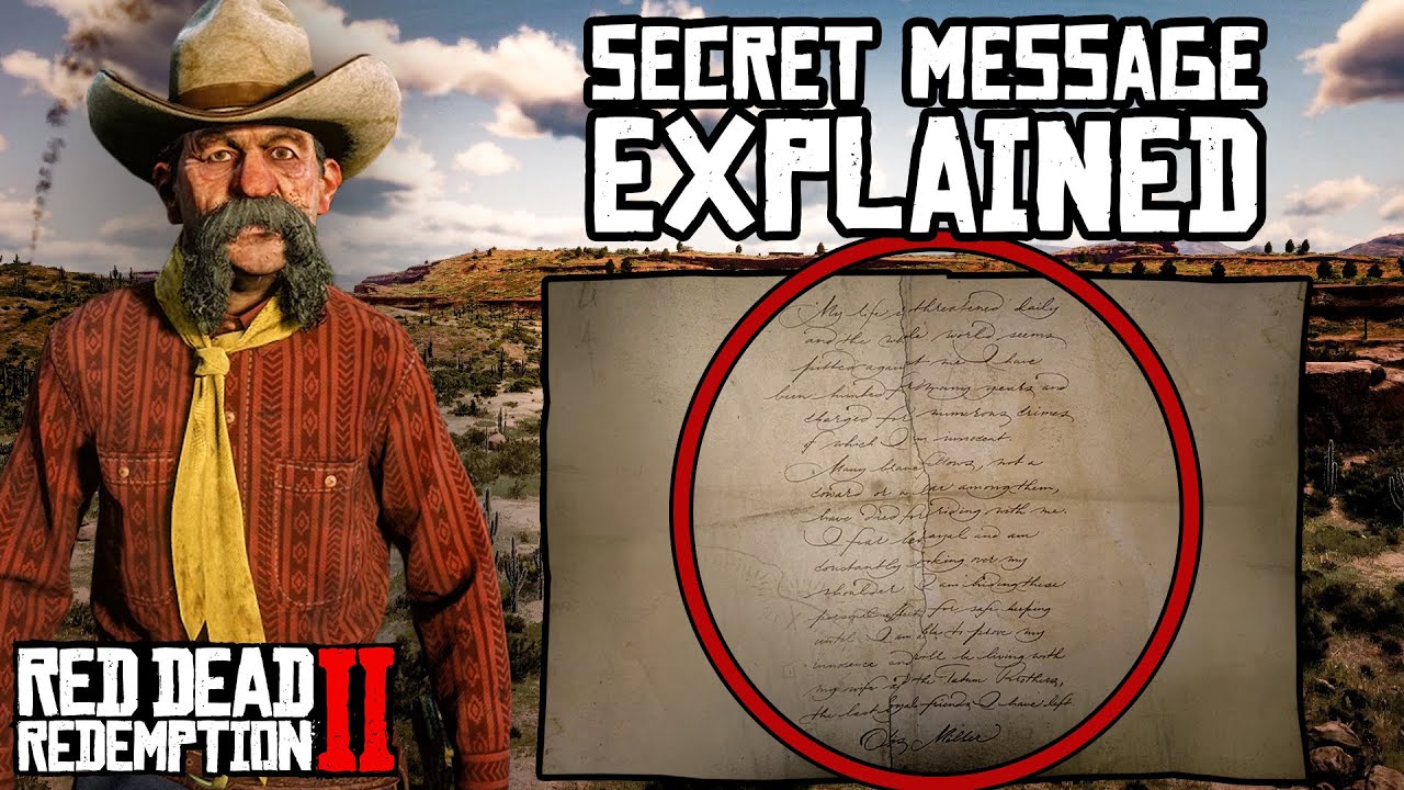 Secret Message on Hermit Maps Explained (Red Dead Redemption 2)