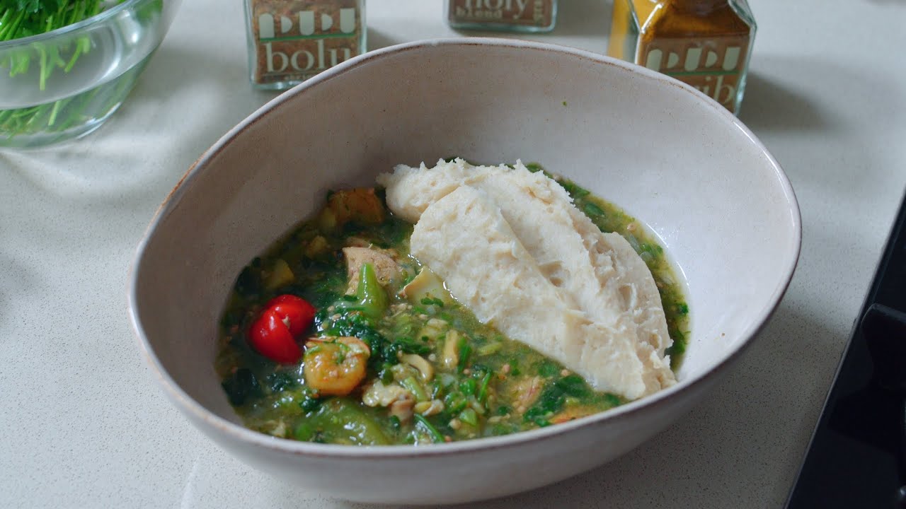 Superfood - Fresh Fish Okra and Parsley soup recipe ✔️Ndudu by Fafa