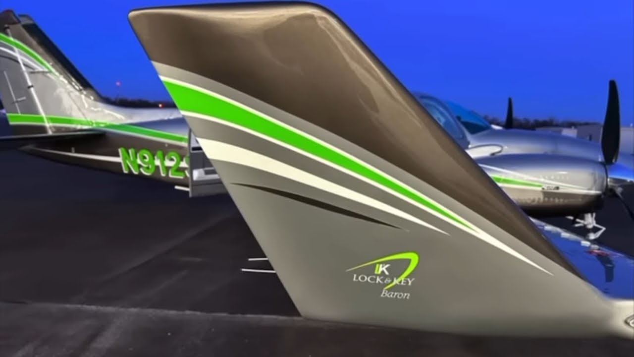 LOCK & KEY BARON | Beech 58 Baron RestoMod  #mikejonesaircraft #beechcraft #lockandkeybaron