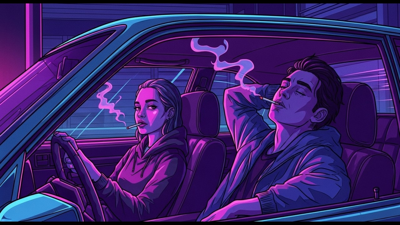 Neon Drift 420 – Lost in the Lights | Chill Rap Night Drive (1 Hour Mix)