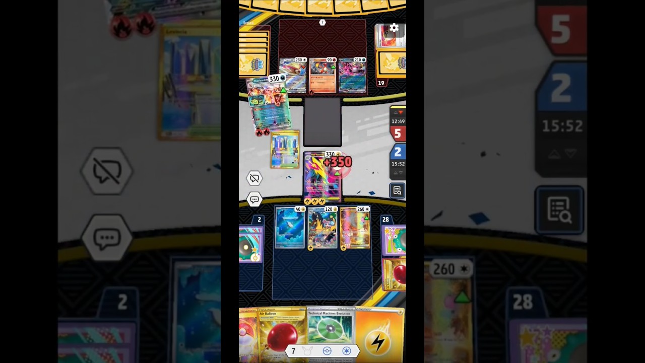 Mega Manectric ex VS. Charizard ex Ranked Battle Short (PTCGL: Mega Evolution - Phantasmal Flames)