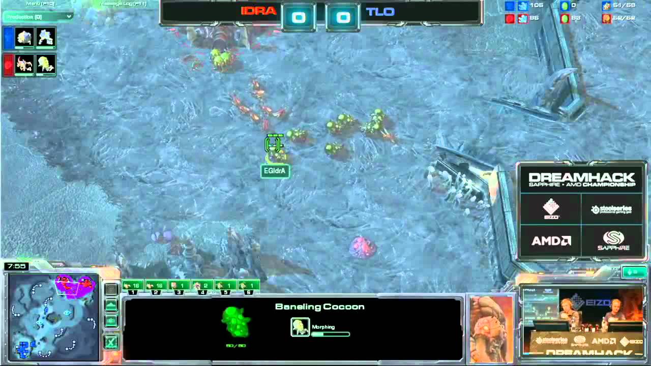IdrA vs TLO - Part 2 - DreamHack Invitational Stockholm