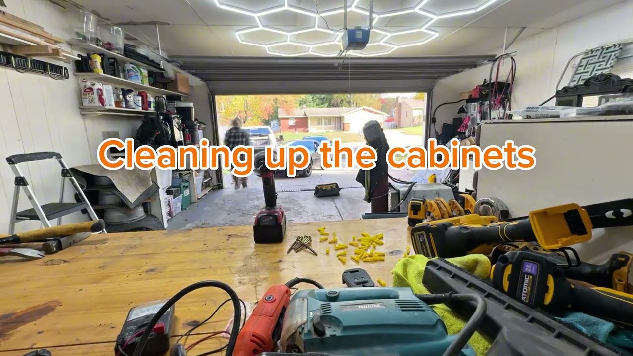 Installing E-Track & Garage Cabinets | Ultimate Garage Organization DIY
