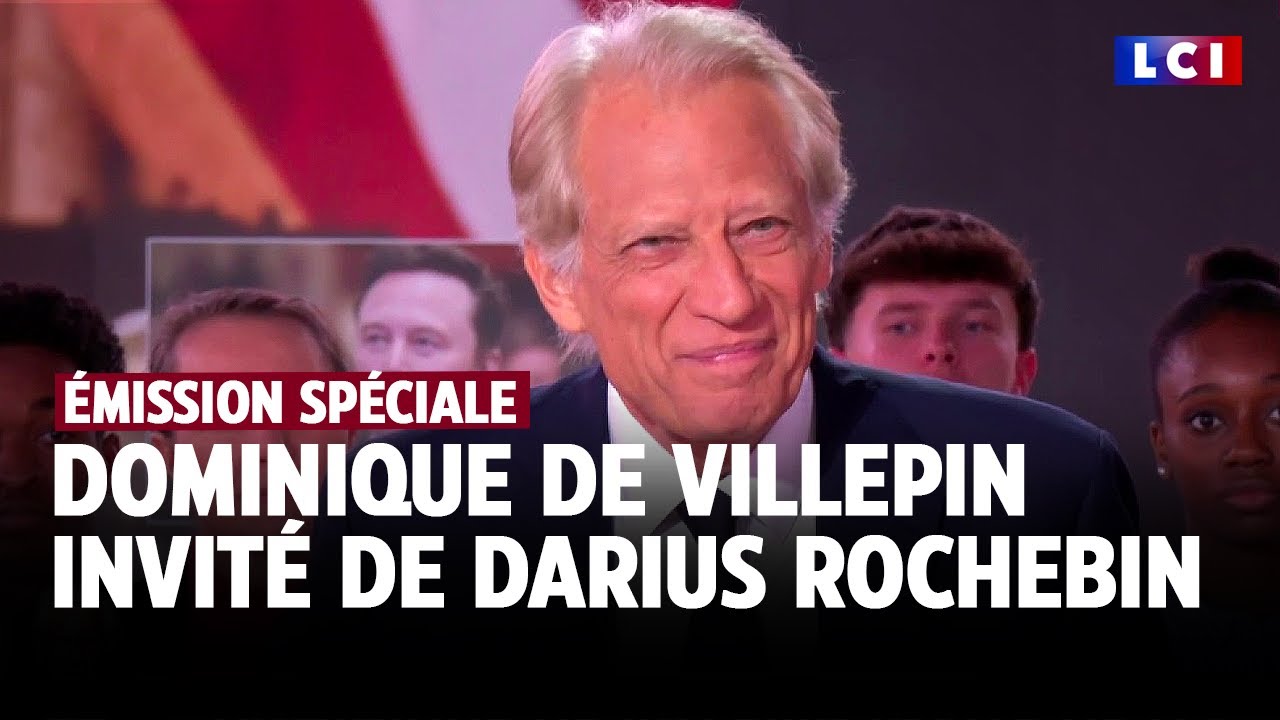 L'interview de Dominique De Villepin invit&eacute; de LCI