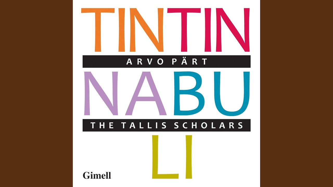 Pärt: Triodion - 4. Ode III (A rule of faith)