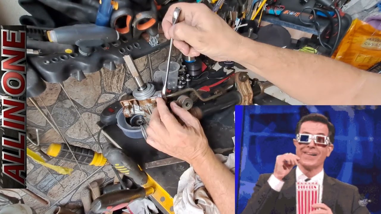 DESMONTANDO CAIXA DE DIREÇÃORENAULT LAGUNA NEVADA. DISASSEMBLING STEERING GEARBOX RENAULT LAG NEVADA