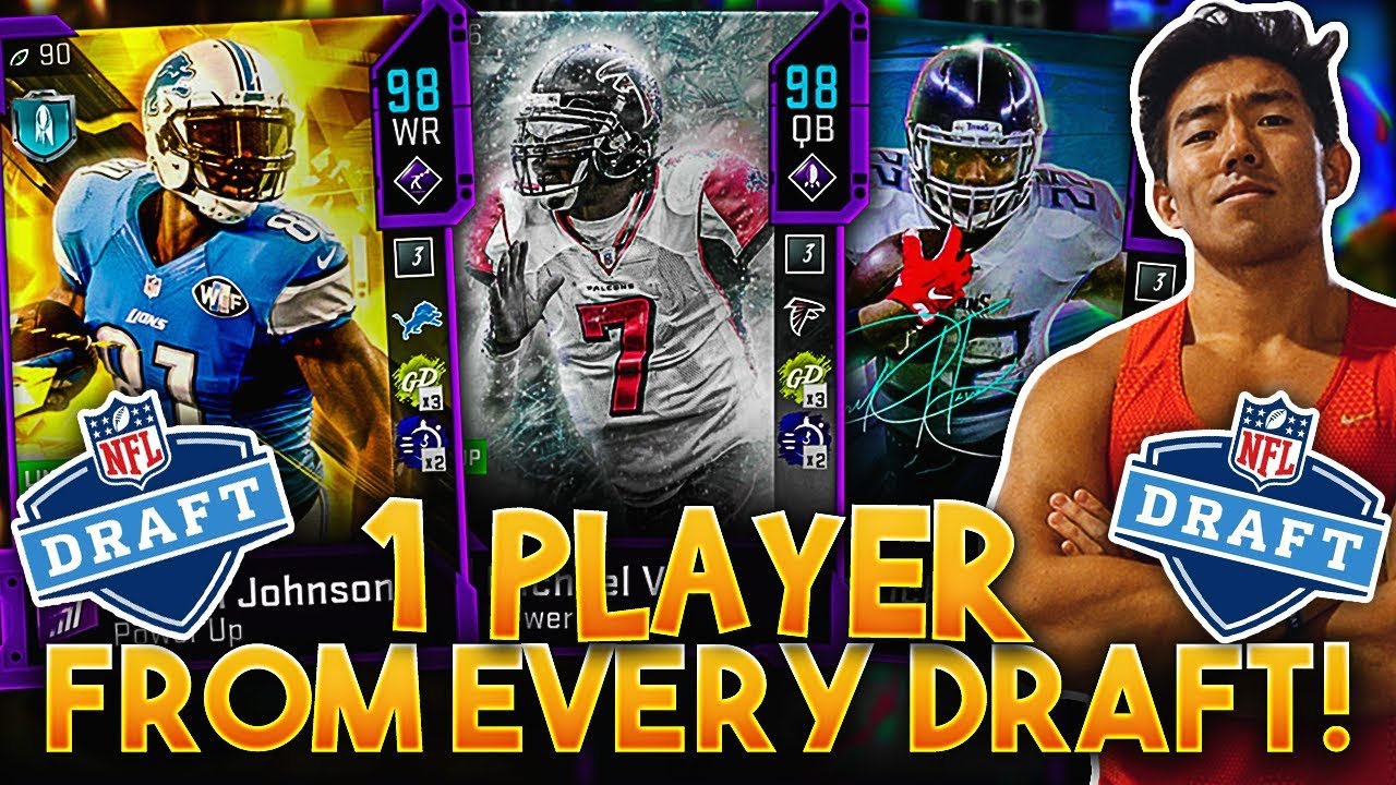 ONE PLAYER FROM EVERY NFL DRAFT! MEGATRON, VICK, MOSS! Madden 20 Ultimate Team