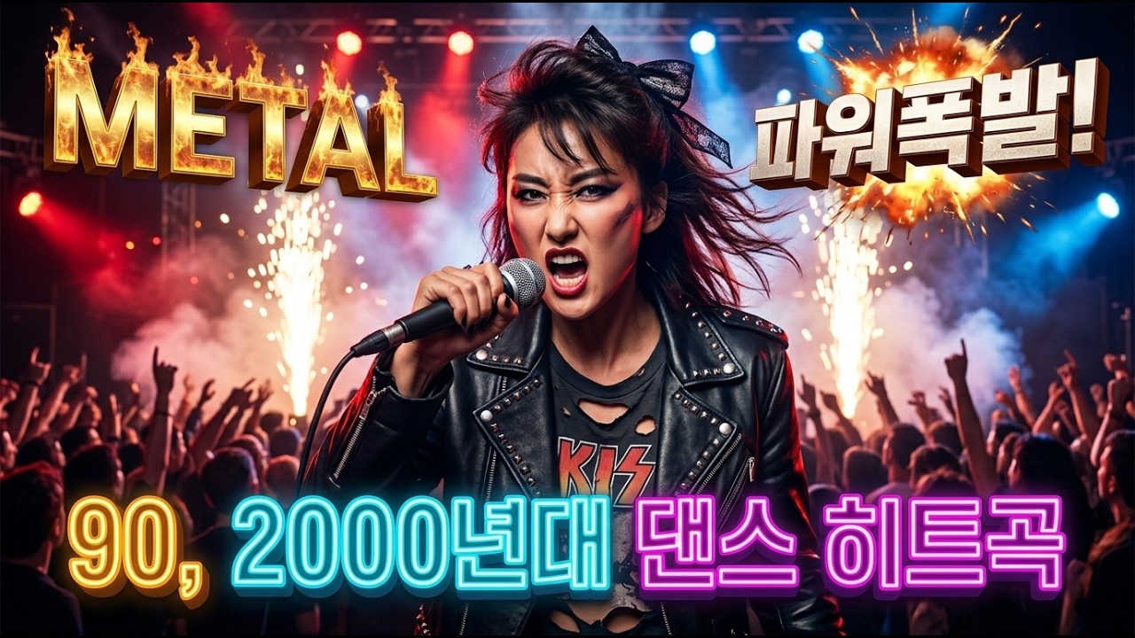 [K-Dance Metal] 🎸 90-00년대 댄스 히트곡 메탈 커버 플레이리스트 | 추억 폭발! [ AI COVER]