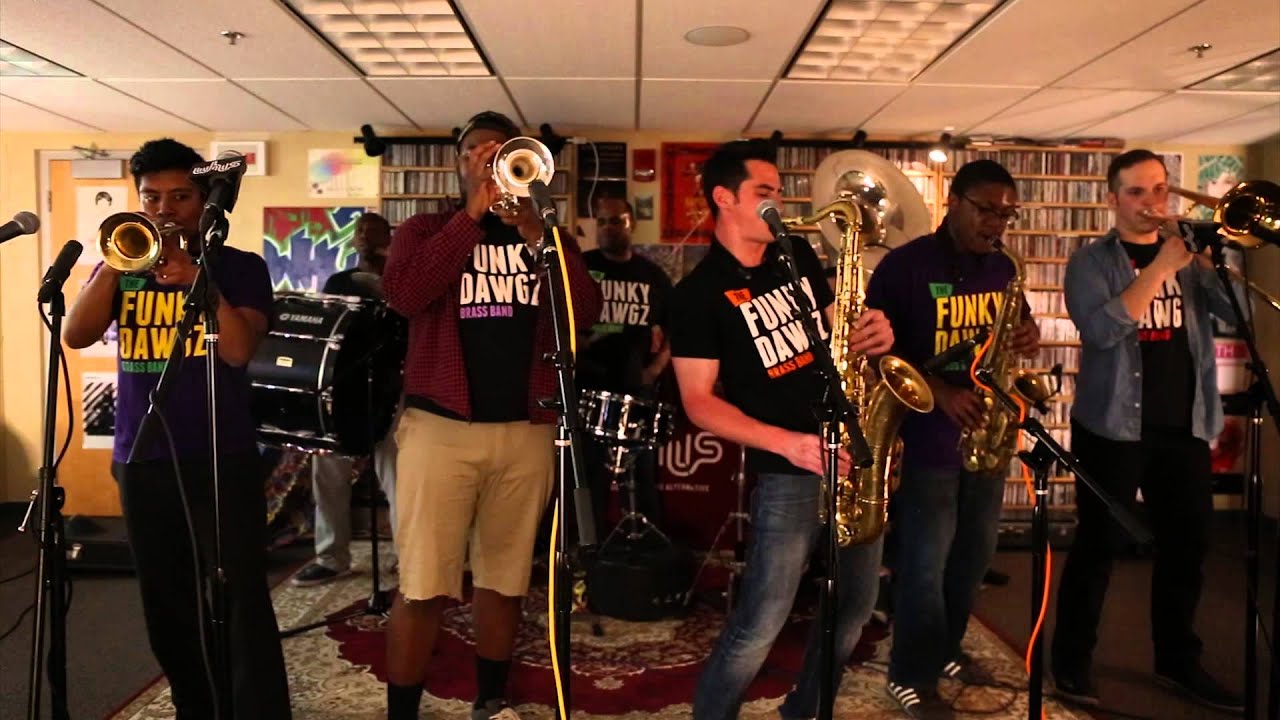 WHUS Studio Sessions: Funky Dawgz Brass Band Performs 