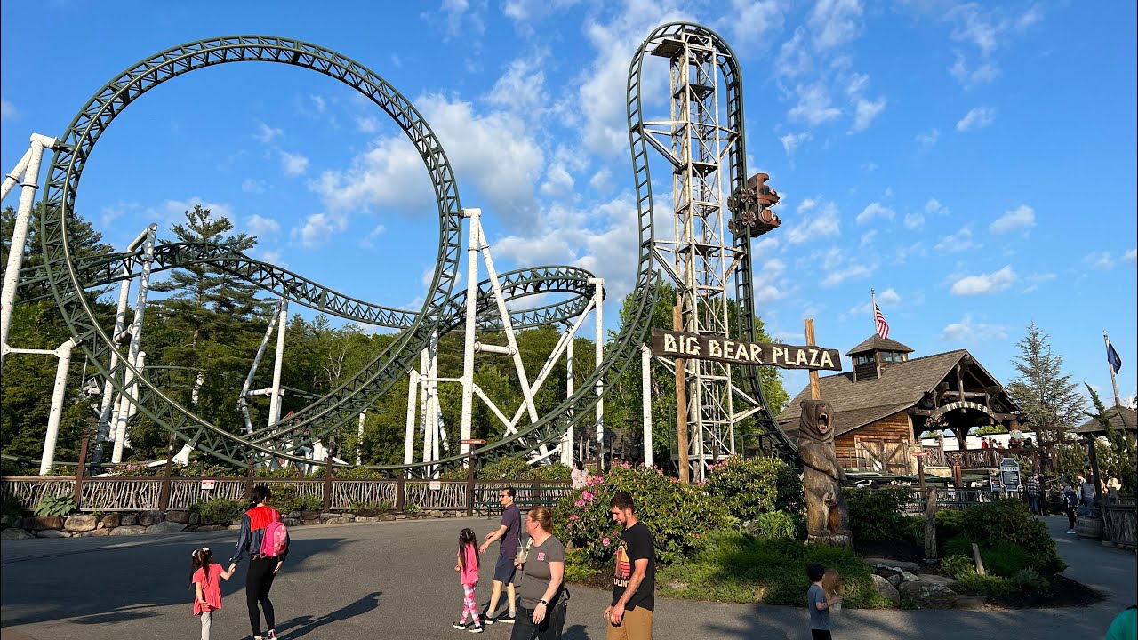 Untamed 4K POV Canobie Lake Park Salem New Hampshire Opening Day 2023