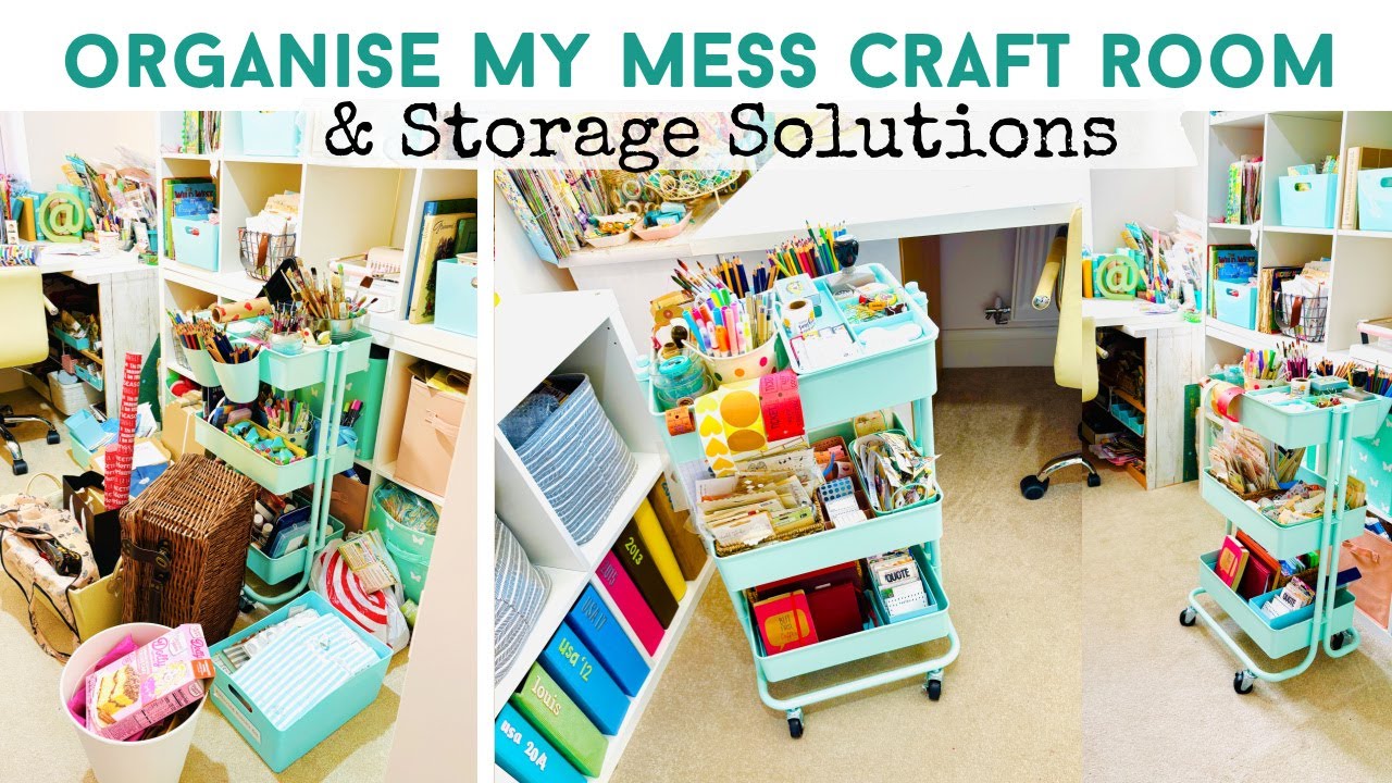 ORGANISE MY CRAFT ROOM | BIG Tidy & Organise | Craft Room Organisation | Storage Solutions