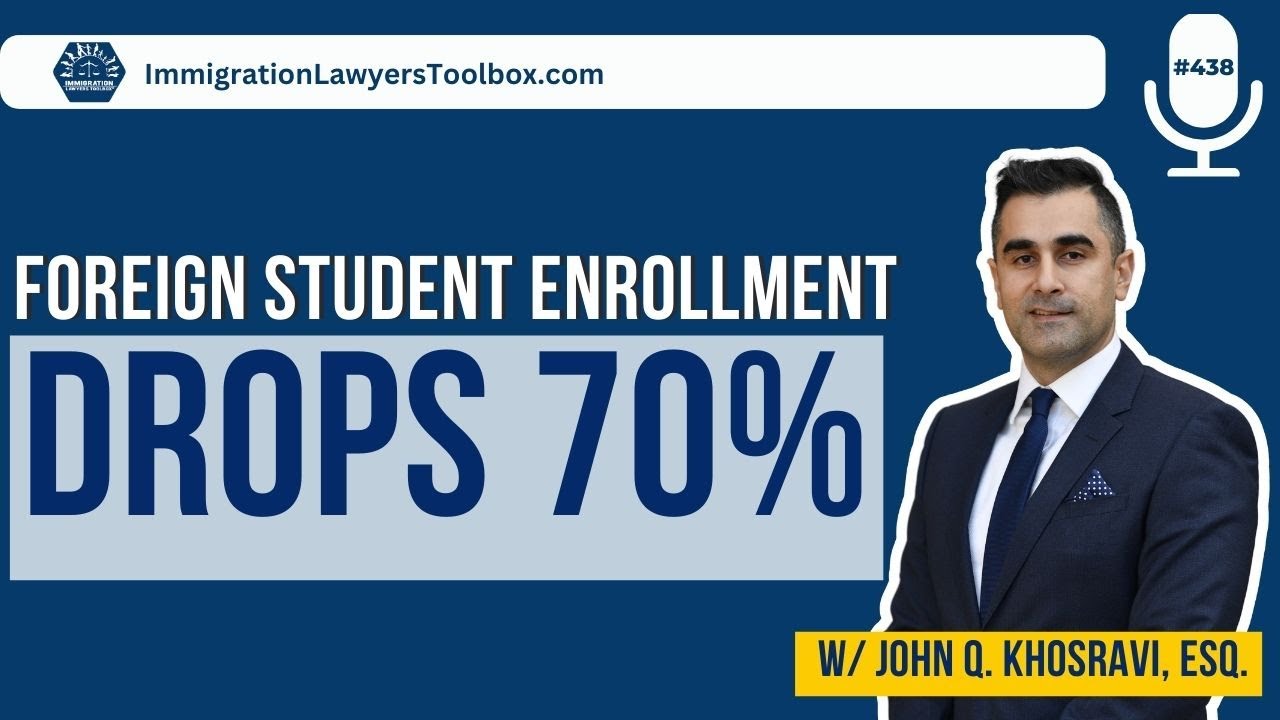 Foreign Student Enrollment Drops 70%
