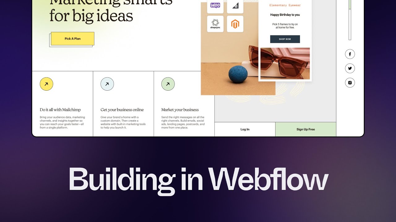 Building a Responsive Grid Lander in Webflow