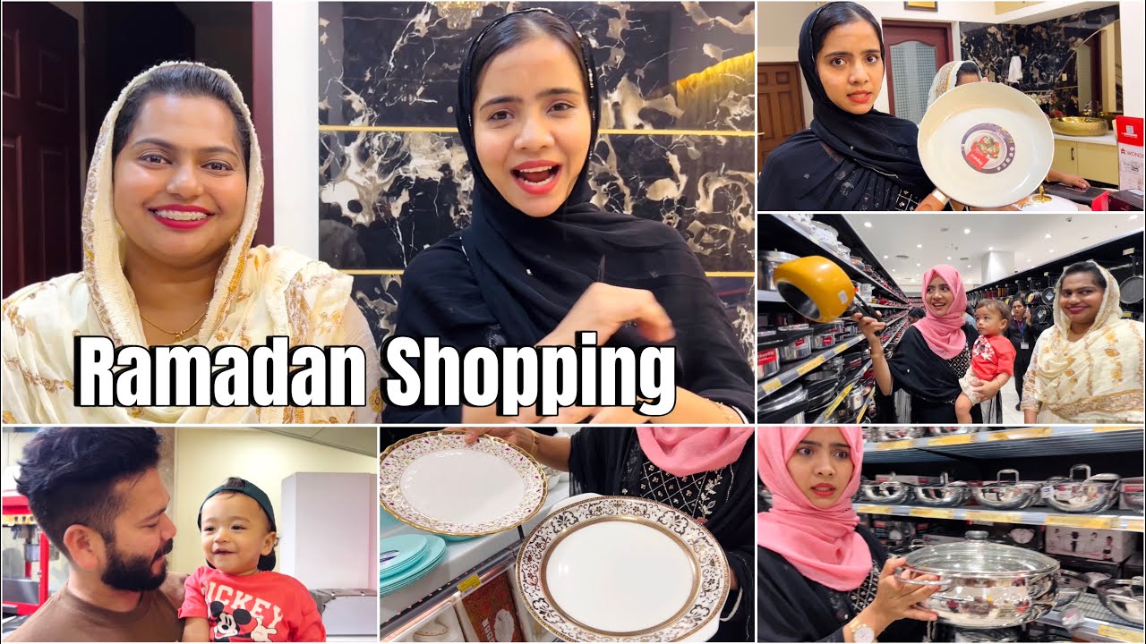🌙 Ramadan Shopping Started 😍 🛒 | Mashura | Basheer Bashi | Suhana
