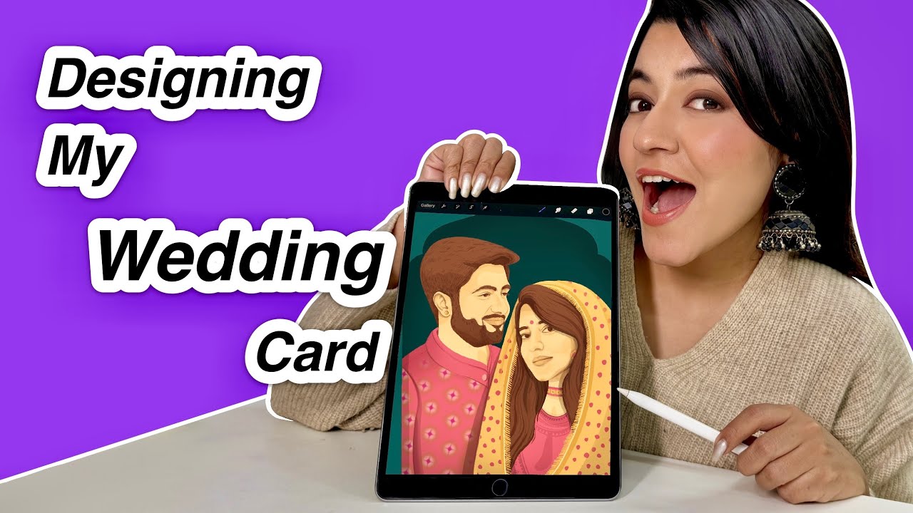 Designing My Own Wedding Card 😱 #SharmaGaiSah
