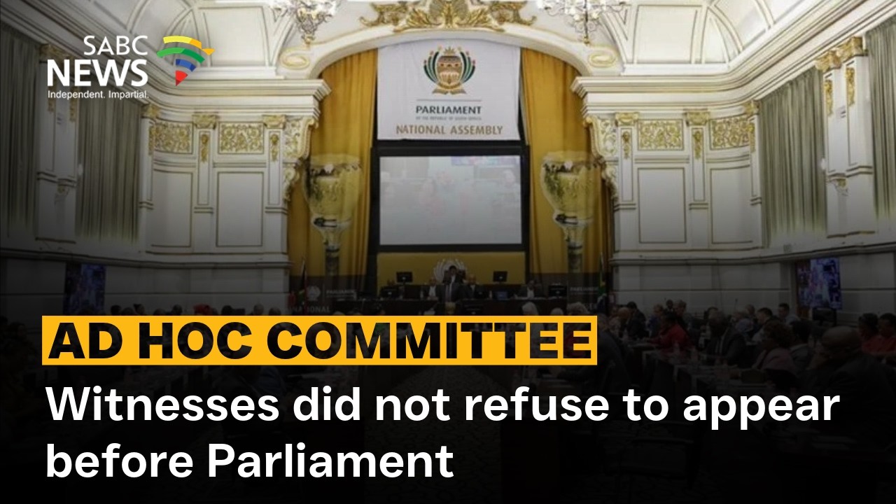 Ad Hoc Committee | Witnesses did not refuse to appear before Parliament: Thoko Didiza