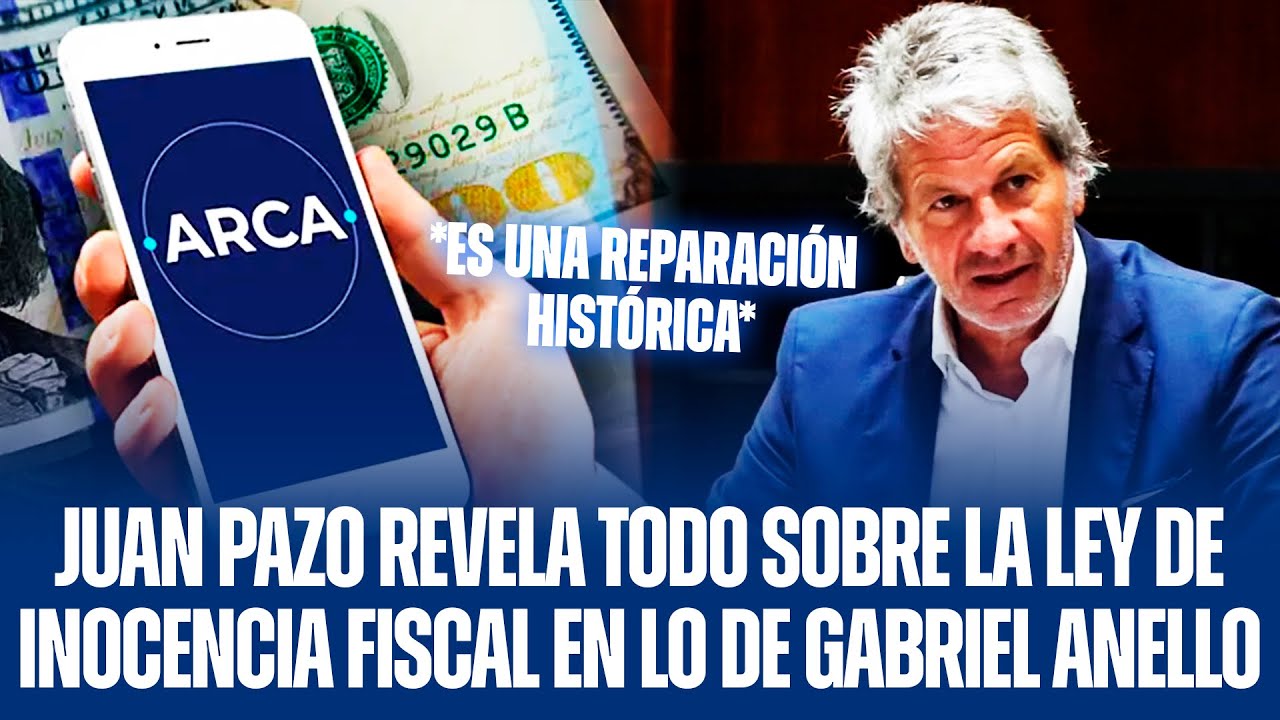 JUAN PAZO REVELA TODO SOBRE LA LEY DE INOCENCIA FISCAL EN LO DE GABRIEL ANELLO