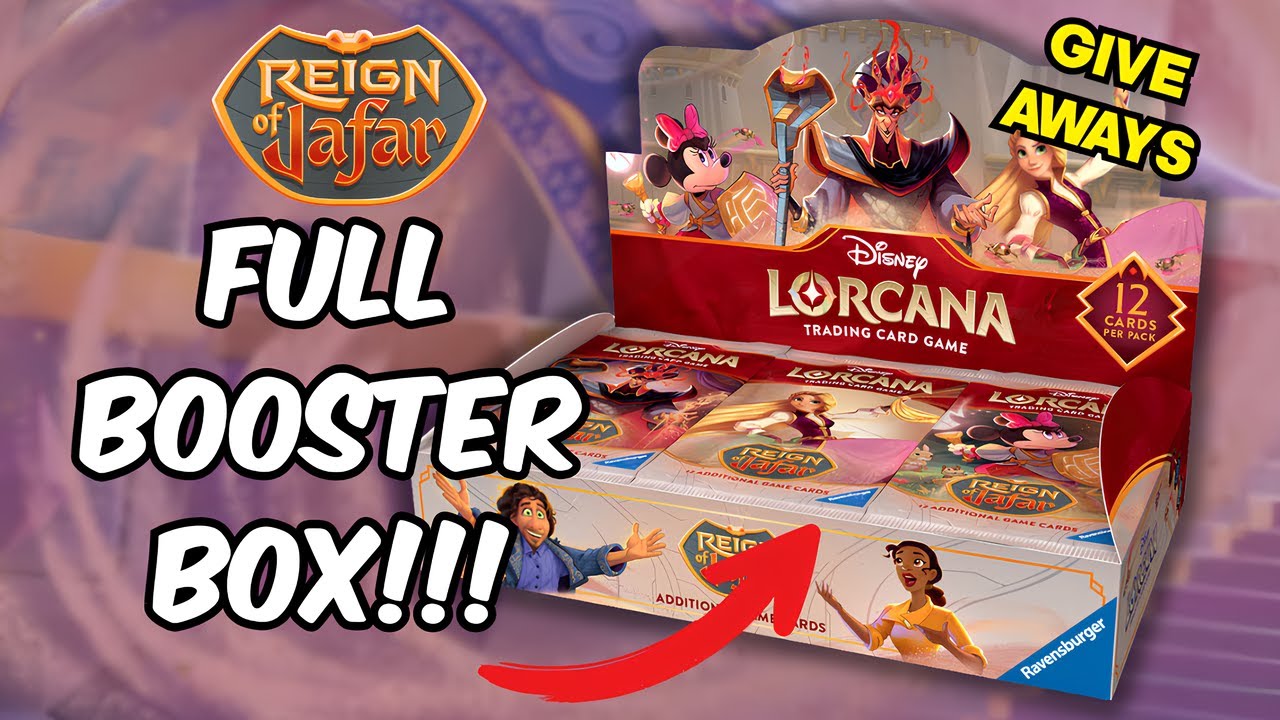 FULL Booster Box Opening – Reign of Jafar is HERE! | Disney Lorcana