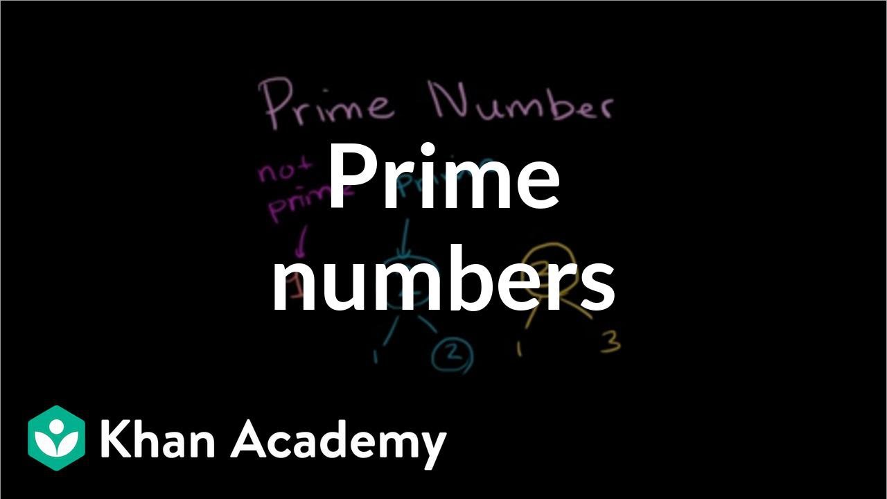 Prime numbers | Factors and multiples | Pre-Algebra | Khan Academy